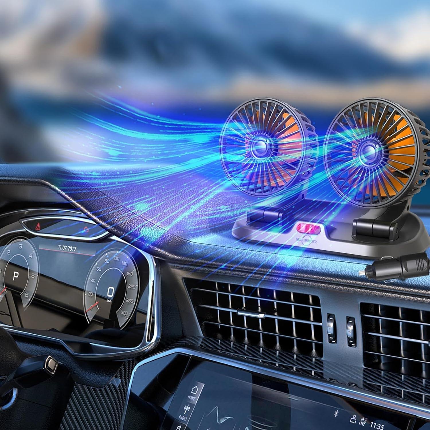 Miniatura 4 de Ventilador Para Carro Doble 360°